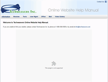 Tablet Screenshot of help.techweavers.net